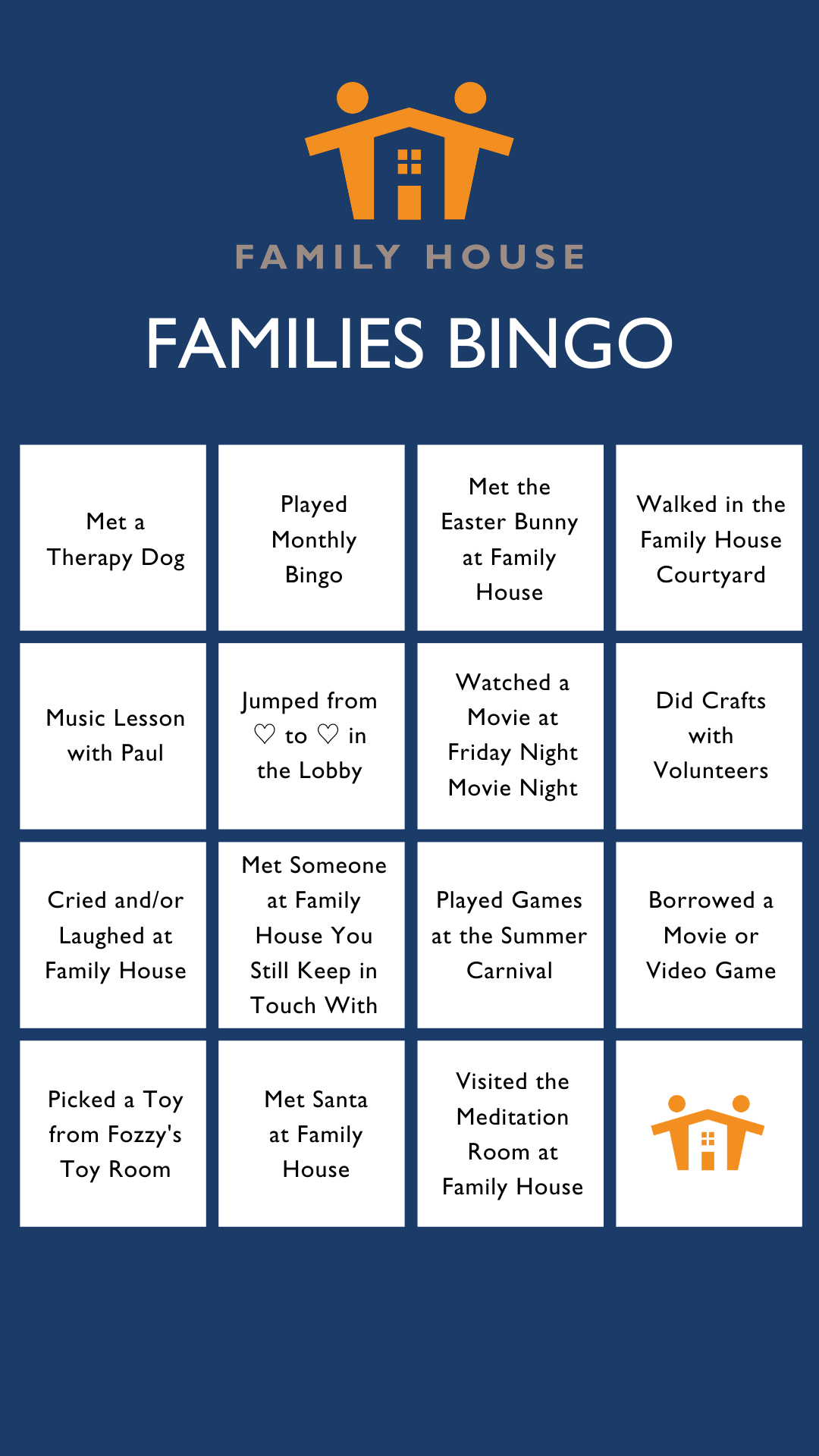 Family Virtual Bingo